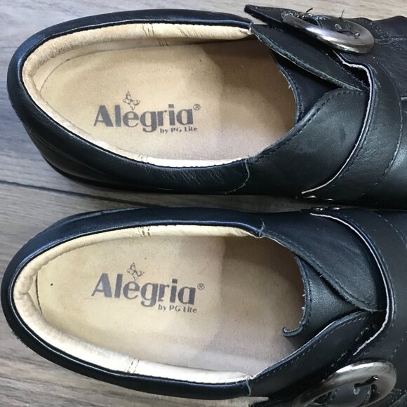ALEGRIA Women's Khloe Professional Shoes EU Size 42 US Size 11.5-12 Black Nappa - Picture 9 of 12